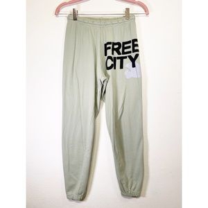 Freecity Light Green Sweatpants